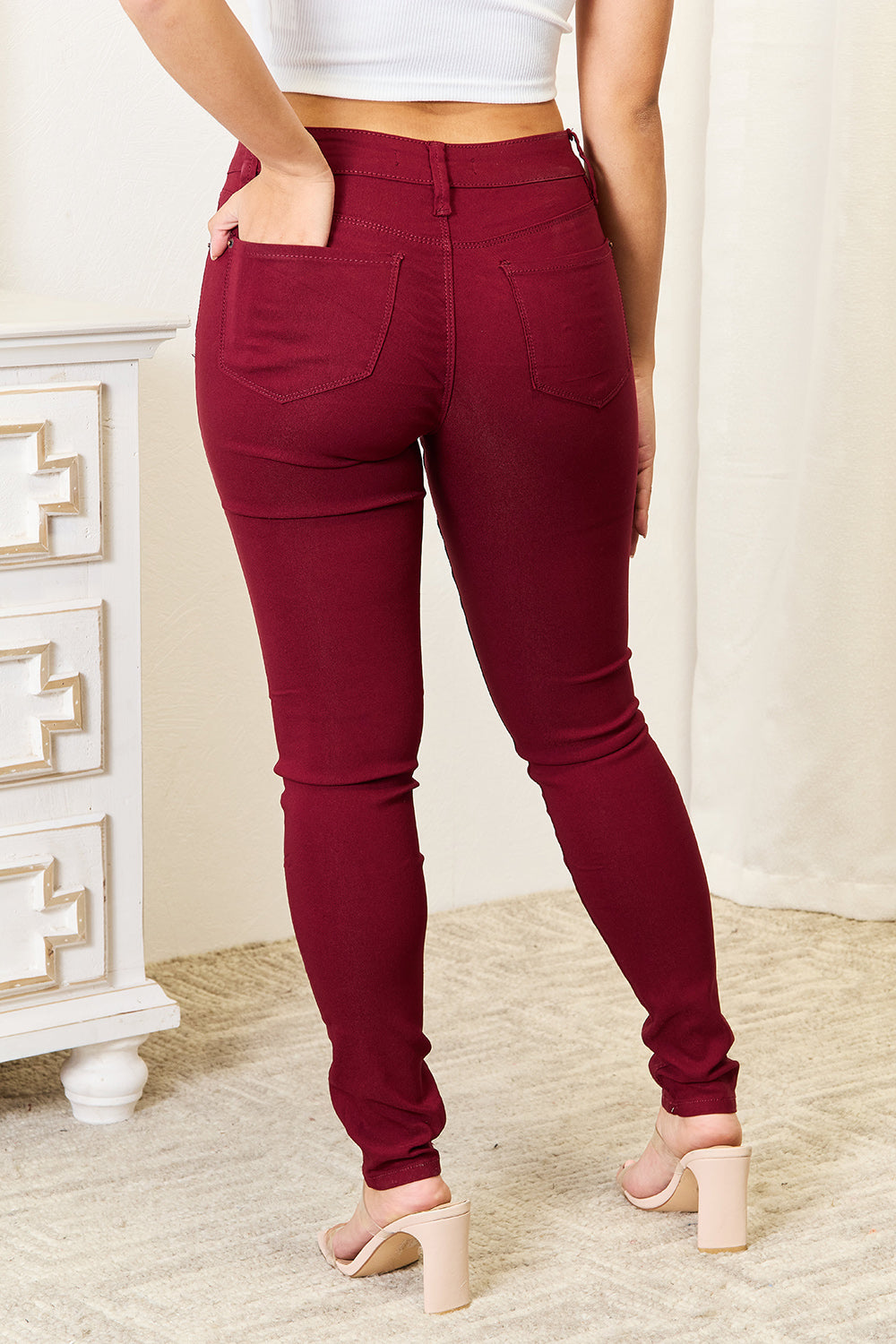 YMI Jeanswear بنطال جينز سكيني بجيوب